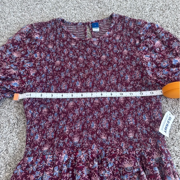 NWT Old Navy Smocked Floral Dress Size Small | Boho Cottagecore Spring Garden - Picture 5 of 10